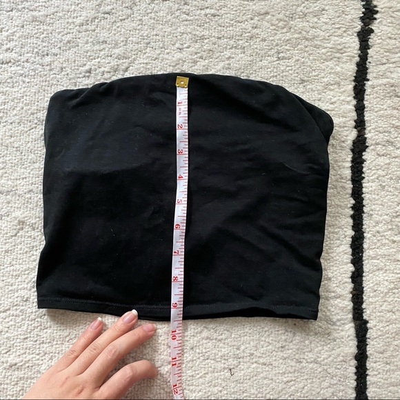 VS PINK Black Unlined Bandeau Crop Tube Top - Picture 4 of 9